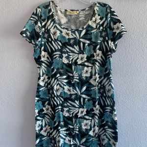 Aloha print dress